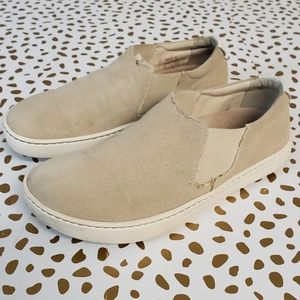 Birkenstock 37 Barrie Sand Canvas Slip On Sz 6